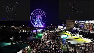 4K Its Beginning to Look Like Christmas Merry Christmas To You christmarkt Drohnesshow 2024 [upl. by Yliab503]