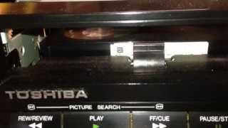 Toshiba Betamax VCR Repaired Model AH350 Beta II and Beta III [upl. by Aubine]