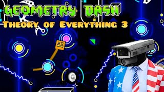 Awesome Geometry Dash Theory of Everything 3 Level Gameplay [upl. by Arimahs596]