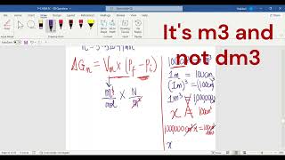 Calculate the CHANGE IN GIBBS ENERGY amp CHANGE IN MOLAR GIBBS ENERGY of this PROCESS  PHYSICAL CHEM [upl. by Saito340]