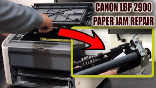 Canon LBP 2900 Printer Paper Jam Repair [upl. by Guglielma]