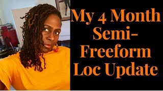 My 4 Month Semi Freeform Loc Update [upl. by Namie]