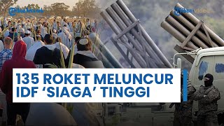 Peringati Simhat Torah 135 Roket Hizbullah ‘Hujani’ Tel Aviv IDF ‘Siaga’ Penuh di Perbatasan Gaza [upl. by Aniretake181]