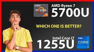 AMD Ryzen 7 5700U vs INTEL Core i7 1255U Technical Comparison [upl. by Nitsed]