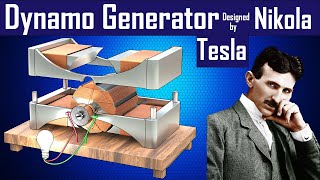 Dynamo generator designed by Nikola Tesla  dynamo motor generator  nikola tesla inventions [upl. by Namurt]