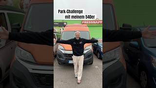 Wie gut klappt das Einparken mit dem Wohnmobil ￼EinparkChallenge mädes wohnmobil einparken [upl. by Inamik]