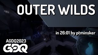 Outer Wilds by ptminsker in 2601  Awesome Games Done Quick 2023 [upl. by Oreste609]