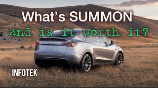 How to use Tesla Smart Summon  Whats summon and is it worth it tesla summon [upl. by Barn]