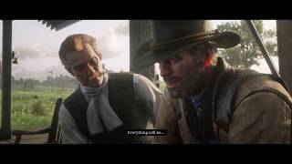 RDR2 Arthur says goodbye to reverend GOOD HONOR [upl. by Clarisa511]