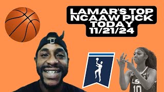 NCAAWB Womens College Basketball Predictions Today 112124 Lamar’s Pick 🔥 [upl. by Larianna637]