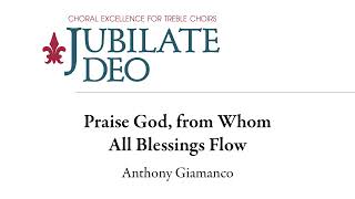 Praise God from Whom All Blessings Flow Official Sheet Music OCP Choral Review [upl. by Oettam]