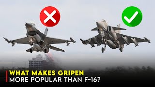 JAS 39 Gripen vs F16 Can It Overtake the F16s Global Dominance [upl. by Sayce]