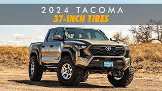 37inch Tires on Our NEW 2024 Tacoma with King Shocks [upl. by Ysak]