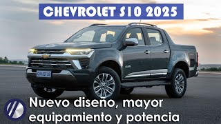 Nueva Chevrolet S10 2025  Todo lo que cambió  Versiones equipamiento motor prestaciones [upl. by Aihcats884]