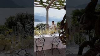 Lake Como amp Ticino Florist juliazhigalova329 wedding florist lakecomo flowers bride decor [upl. by Yeldah185]