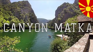 Canyon Matka and kayak track on river Treska  Skopje [upl. by Rosemarie]