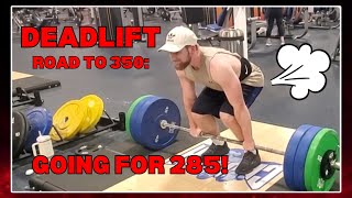 EASY WORK TODAY 350 Pound Deadlift [upl. by Macomber]