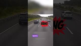 Shocking Highway Crash Captured on Dashcam – Near Miss Leads to Major Collision [upl. by Hillinck]