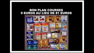 💶 Bon plan courses 💶 9€ AU LIEU DE 81 € 💶 RETOUR DE COURSES OPTIMISATION [upl. by Noslrac718]