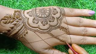 Back Hand Mehndi Designs  Simple amp Easy Henna Designs [upl. by Ambrosius]