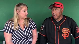 2018 San Francisco Giants Spring Training Hitting Coach Alonzo Powell [upl. by Melonie]