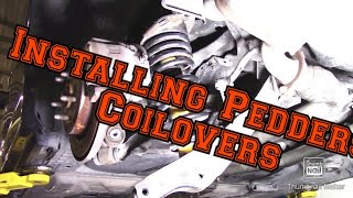 Installing Pedders coilovers on a 2008 Pontiac G8 GT [upl. by Ssidnak]