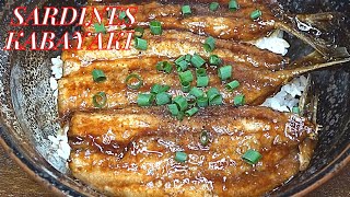 SARDINES KABAYAKI  IWASHI NO KABAYAKI RICE OF BOWL RECIPE [upl. by Glavin]