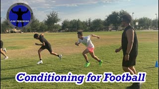 The 3 BEST Conditioning Drills for Youth Football [upl. by Aldos123]