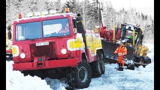 Heavy Recovery  Scania SBAT111 6x6 amp Scania 124 6x6  Sweden  4K [upl. by Darwen]