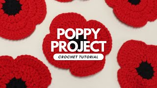 StrathroyCaradoc Poppy Project Crochet Tutorial [upl. by Naellij]