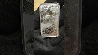 Perth Mint 2023 Rectangular Dragon 1oz Silver Coin  Shorts Silver PerthMint [upl. by Nosmas]