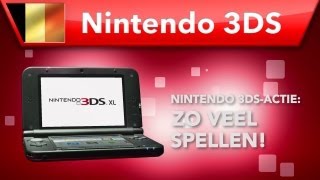 Nintendo 3DSactie Zo veel spellen Nintendo 3DS [upl. by Ilak]