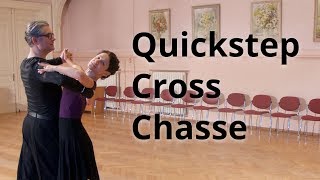 How to Dance Quickstep Cross Chasse  Routine and Figures [upl. by Ardnosak]