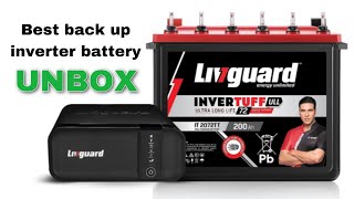 Livguard LG1100IT 2072TT  900VA12V Inverter Square Wave with 200Ah Tall Tubular Battery  Smart [upl. by Epuladaug70]