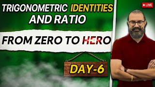 Nda 2024  Trigonometry identities amp Ratios  Day  6  Practice Questions By Anuj Sir [upl. by Sirronal]