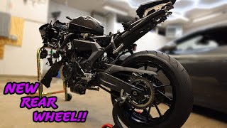 Rebuilding A Wrecked 2023 Yamaha R7 Part 3 [upl. by Wedurn]