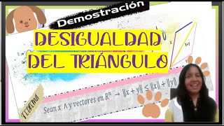 👩‍🏫 Demostración de la Desigualdad del Triángulo Vectorial [upl. by Akital]