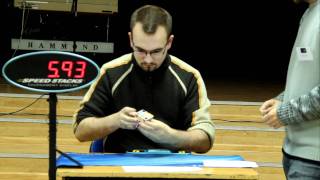 Adam Polkowski Sajgon Final 3x3 Cube Factory 2011  solve 1 [upl. by Eillat]