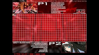 GAME MUGEN  SCREENPACK Melty Blood EVO  MBEVO [upl. by Larisa]