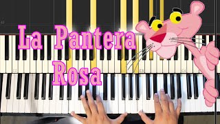 Cómo tocar la PANTERA ROSA en Piano  Pista para Practicar Gratis 🎹 [upl. by Nayt113]