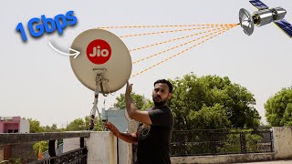 Jio Satellite Internet Coming Very Soon  Ab Har Village Me Milega 1Gbps Internet❗ [upl. by Auqinimod]