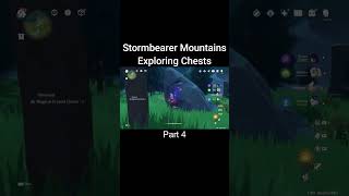 Stormbearer Mountains Exploring Chests 4 Genshin Impact genshinimpact f2p shorts [upl. by Joane]