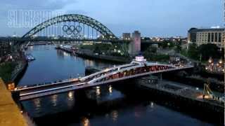 Newcastle Swing Bridge Opening [upl. by Meador]