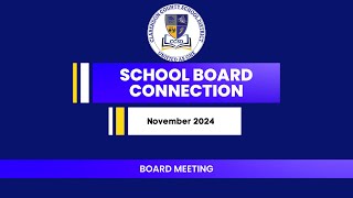 CCSD Board of Trustees Meeting November 2024 [upl. by Carlstrom805]