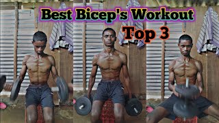 Biceps workout 💪  at home  dumbbells in 1minute [upl. by Nary]