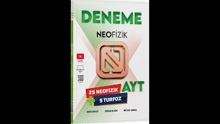 NeoFizik Yayınları AYT Fizik Deneme [upl. by Baptista]