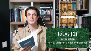 Edmund Husserl  Ideas 1 [upl. by Milli]