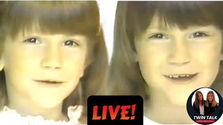 TWiN TALK LIVE Meghan tries to silence us PLUS our childhood commercials 🎥 [upl. by Petta510]