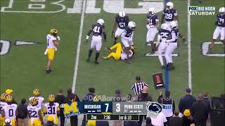 Cornelius Johnson Michigan WR vs Penn State 2023 [upl. by Ait83]