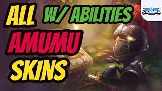 All Amumu Skins Ability Spotlight  League of Legends Skin Review [upl. by Slein]